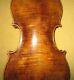 Rare Old Antique 1915 Vintage Italian 4/4 Violin-huge Solo Sound-free Shiping