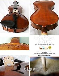 Rare Old Gusetto Violin Video Antique German Guseto 209