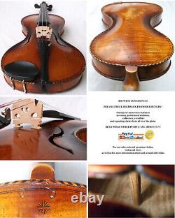 Rare Old Gusetto Violin Video Antique German Guseto? 223