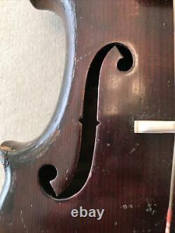 Rigart Rubus Russian OLD ANTIQUE Violin CZECH 1850 Smooth Rounded Edge