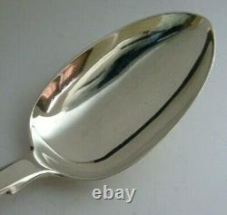 STUNNING ENGLISH GEORGIAN SOLID STERLING SILVER BASTING SPOON 1836 ANTIQUE 130g
