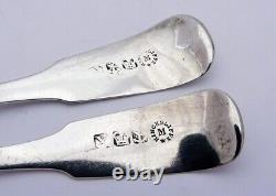 Scottish provincial PAIR of DUMFRIES SILVER TODDY LADLES, 1830 Mark Hinchsliffe