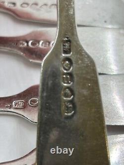 Silver Fiddle Pattern Forks, Year 1835