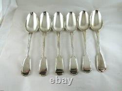 Silver Half Canteen Cutlery FIDDLE & THREAD Hallmarked- LONDON 1828, 1856 &186