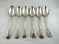 Silver Half Canteen Cutlery FIDDLE & THREAD Hallmarked- LONDON 1828, 1856 &186
