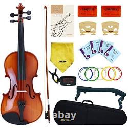 Spruce and Maple Solid Wood Violin Outfit for Beginner Kids & 4/4 Full Antique