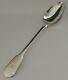 Superb Rare William Iv Sterling Silver Fiddle Pattern Basting Spoon 1836 Antique
