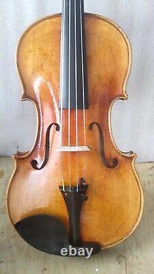 Top Grade 4/4 violin Flamed maple back spruce top hand carved nice Sound