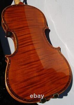 Un Old Antique 2005 Vintage Maggini Copy 4/4 Violin-WarmSoundXlnt Cond-Free Ship