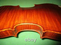 Un Old Antique 2015 Vintage Master Made 4/4 Violin-Big Sound-FreeShip-LowPrice