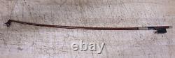 Used Bausch Signed Vintage / Antique Wooden Violin Bow Germany Made No Hair USA