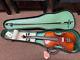 Used Violin Stradivarius Copy 1713 1/2 Or 3/4 Size W Case Antique Vintage German