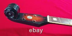 VINTAGE 1970s Sears Scroll Head Violin Body Bass Guitar NECK SILVERTONE Japan
