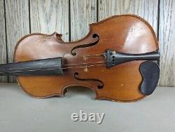 VTG Antique German Violin by Wilhelm Duerer Fecit Eisleben Anno 1904, Project