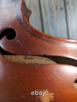 VTG Antique German Violin by Wilhelm Duerer Fecit Eisleben Anno 1904, Project