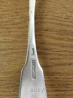 Very Rare Irish Provencial Solid Silver Fiddle Pattern Limerick Table Fork