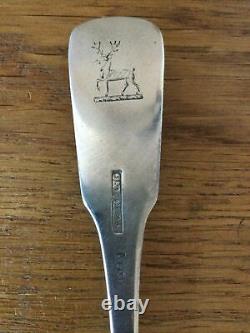 Very Rare Irish Provencial Solid Silver Fiddle Pattern Limerick Table Fork