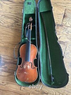 Very Rare antique Kids Violin Stradivarius Model Ant Elegant Made In Germany