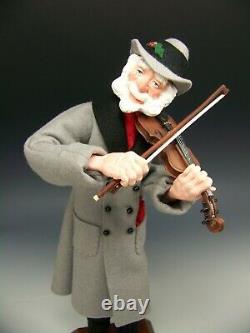 Vintage 2001 Simpich Character Doll 13 Fiddler Violin Man