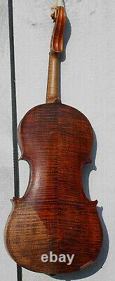 Vintage 4/4 Stradivarius Copy, Luthier Repair/Restoration Project, Violin #1330