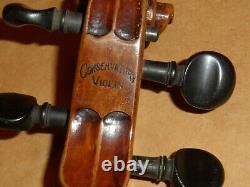 Vintage Antique 4/4 Old Violin Label Inside