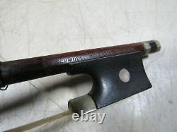 Vintage/Antique Bausch Model E Martin Sachsen Violin Bow 27 1.7 Ounces