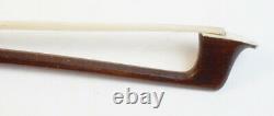 Vintage Antique German Violin Bow Ebony Frog Octagon Stick 65g