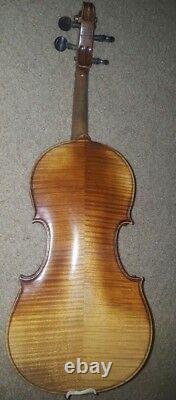 Vintage Antique Old Violin Size 7/8 Frederick Geisler 1909