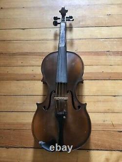 Vintage Antique Violin with Hard Case