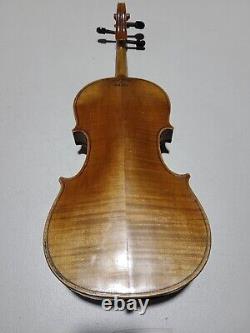 Vintage Antique Vuillaume A' Paris Violin Instrument 23 4/4