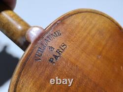Vintage Antique Vuillaume A' Paris Violin Instrument 23 4/4