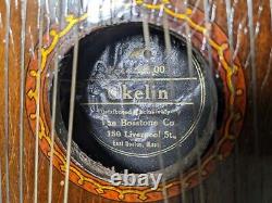 Vintage Antique Wood Ukelin by Bosstone Co. Violin/Ukelele Combination (no bow)