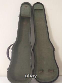 Vintage/ Antique wooden/ Fabric cover Violin Case Only 30 Inch long wood sound