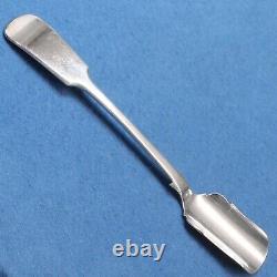 Vintage English Fiddle Thread Cheese Scoop / Stilton Spoon