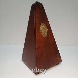 Vintage French Metronome Paquet de Maelzel Wooden
