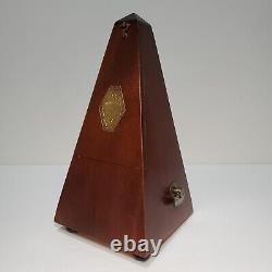 Vintage French Metronome Paquet de Maelzel Wooden