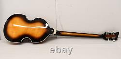 Vintage Violin 4 String Bass Guitar with Hard Case Antique Sunburst VVB4SB