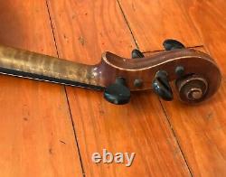 Vintage Violin with Bow & Extras. Antique Fiddle. Strad Copy Made in Germany