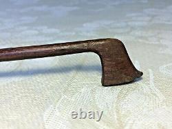 Vintage Wood Violin Bow Round Shaft with Frog Unmarked