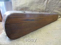 Vintage Wooden Violin Case Antique Instrument Musical Music Oak Gear 9269