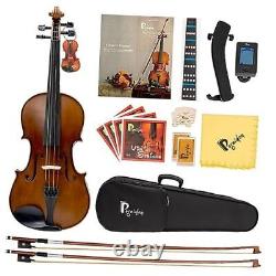 Violin Strings Full Set Solidwood Spruce and Ebony Fittings 4/4 Antique
