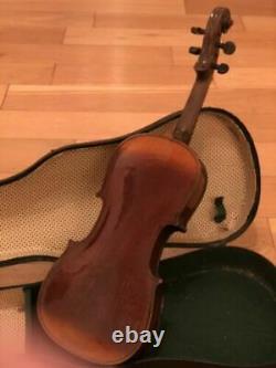 Violin Vintage Antique 1800 With Hard Case Mediophino Style