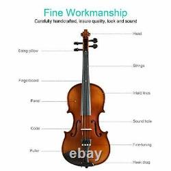 Violin for Kids Beginners Upgrade Exceptional Tone Kids Violin Ready 1/4