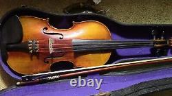 Violin, used, 4/4, Fiddle, old, Antique, Vintage, old, Mathias Kloz, 1790