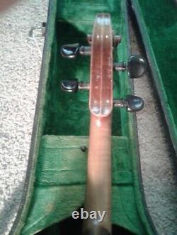Violin, used, 4/4, fiddle, old, antique, vintage, Beautiful inlaid back