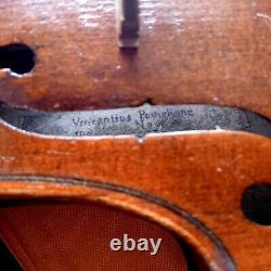 Violin used, old label, Italy