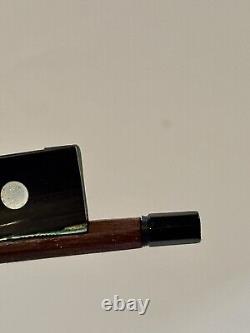 Vtg Bausch SIGNED ANTIQUE VIOLIN BOW From Prominent Estate