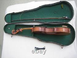 Vtg Copy of Antoniua Stradivarius Violin in Original Case