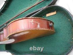 Vtg Copy of Antoniua Stradivarius Violin in Original Case