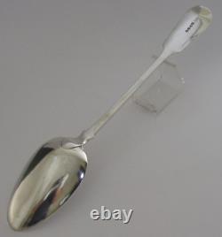William IV Sterling Silver Swan Cary Family Crested Basting Spoon 1836 Antique